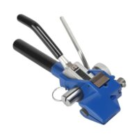 Manuelles Umreifungsgerät für Kabelbindern mit Spann- und Schneidwerkzeug, geeignet für Kabelbindern bis 25 mm breit und 0,9 mm dick