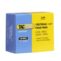 Tacwise 0293 Nägel Verzinkt 16G/30mm (2.500 Stück) - Set mit 2500 Nägeln für Zierarbeiten und Tischlerei Anwendungen