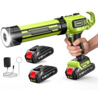 Taskstar Kartuschenpresse Akku mit 2 Akkus und LED-Licht, Silikonpistole für Makita 18V Akkus zum Verstemmen und Abdichten