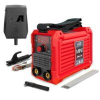 Mini Elektroden Schweißgerät mit IGBT Technologie, LED Digital Display & Überhitzungsschutz, Fülldraht Schweißgerät für MMA 250