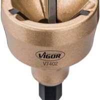 ViGOR Außen-Entgrater V7402, Werkzeug für Entgraten von Schrauben und Gewinden, Anpassen deformierter Antriebswellen und Spurstangen