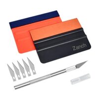 Komplett-Folierungs-Werkzeug-Set mit zwei Rakeln und einem Präzisionsmesser, ideal für Möbel- und Fahrzeugfolien sowie Geschenkverpackungen