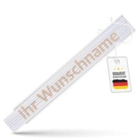 Einzigartiger Zollstock mit Gravur, personalisierter Meterstab aus Buchenholz, Werkzeug mit individueller Gravur und Wunschname, perfektes Geschenk zum Geburtstag oder Vatertag