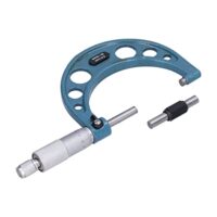 Außenmikrometer aus Edelstahl für präzise Dickenmessung mit Schraubenschlüssel 0,01 mm