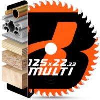 BAUBECK Sägeblatt 125 - Multi Material Feinschnitt Trennscheibe für Winkelschleifer, Holz, Aluminium, Metall und mehr