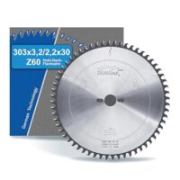 Blueline Kreissägeblatt von AKE mit 303 x 30 Zahn, Hartmetall, für Holzwerkstoff und Kunststoff auf Format-, Tisch- und vertikaler Plattenaufteilsäge
