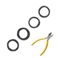 Bonsai-Draht Set aus eloxiertem Aluminium, 4 Größen, 45m Gesamtlänge, ideal für Bäume und Pflanzen