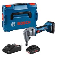 Bosch Professional 18V System Akku Nager GNA 18V-16 E mit 2x 4.0Ah ProCORE Akku und Schnellladegerät GAL 18V-40