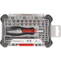 Bosch Professional Bit-Satz Schrauberbit-Satz PB SDB, 42 Teile, Präzisions- und Standardbits, Ergonomischer und vielseitiger Bit-Satz für verschiedene Anwendungen