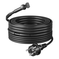 DEWENWILS Heizkabel 230V mit Thermostat, 12M Heizband Frostschutz, Wärmekabel 15W/M, Heizdraht IP67 Wasserdicht, Automatisch An- und Ausschalten für effektive Wasserleitungswärme