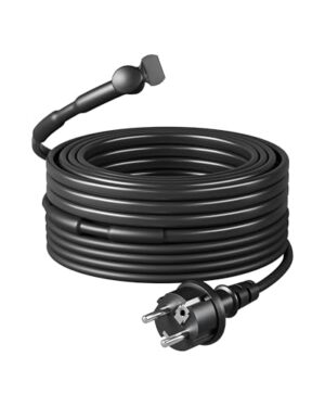 DEWENWILS Heizkabel 230V mit Thermostat, 12M Heizband Frostschutz, Wärmekabel 15W/M, Heizdraht IP67 Wasserdicht, Automatisch An- und Ausschalten für effektive Wasserleitungswärme