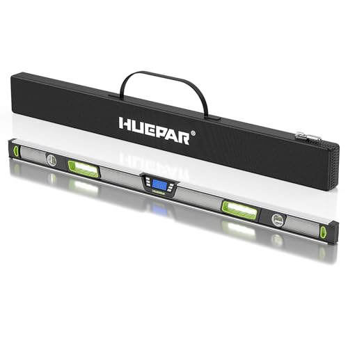 Digitale Wasserwaage mit höchster Präzision, professionelle Einsatz, 0,1°-Auflösung, Magnetfuß, Softgrip-Griff, Multifunktionsdisplay und intelligente Funktionen