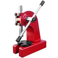 PAULIMOT Drehdornpresse mit Presskraft 500 kg, hochwertige Presse für das Ein- und Auspressen von Lagern, Buchsen, Wellen usw.