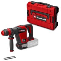 Einhell Professional Akku-Abbruchhammer TP-DH 18/4 Li BL-Solo Power X-Change, 18 V, Brushless, 4,0 J, SDS-Plus, Dauerlauf, inkl. Spitz- und Flachmeißel + Koffer, ohne Akku