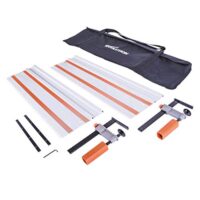 Führungsschiene für Handkreissäge, universelle Passform, kompatibel mit verschiedenen Marken wie Festool, Titan, Makita, Bosch, Erbauer, Metabo und Scheppach, 1400 mm lang