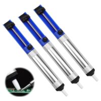 Antistatische Entlötpumpe mit Teflonspitze, Entlötpumpe zum Entlöten & Lötabsaugung für Löten Kleiner Bauteile