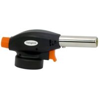 Professioneller Gasbrenner mit Piezo-Zündung für Küche und Werkstatt, Leistung 1 kW, Flammentemperatur bis zu 1300 °C.