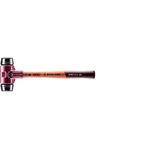 HALDER-Produkt mit Stahlgussgehäuse und hochwertigem Holzstiel, Ø=40 mm, Made in Germany