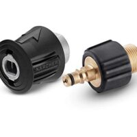 Kärcher Adapterset Verlängerungsschlauch, Werkzeug für Heimwerker, Adapter für Wassersprühsätze und Hochdruckreiniger