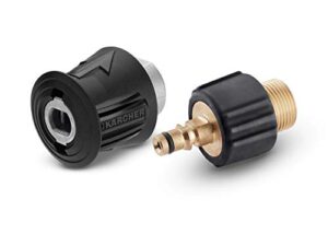 Kärcher Adapterset Verlängerungsschlauch, Werkzeug für Heimwerker, Adapter für Wassersprühsätze und Hochdruckreiniger