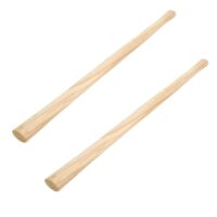 2x Kreuzhackenstiel 90 cm, Ersatzstiel für Spitzhacke mit robustem Holzgriff aus massiver Buche, passformgerecht, hergestellt in der EU