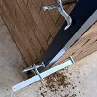 OX Pro 330mm Sliding Profile Clamp, hochwertiges Werkzeug für Heimwerker und Profis, Klemme mit Schiebemöglichkeit für Profilrohre von 30-70 mm Durchmesser, ergonomisch geformter Griff aus verzinktem Stahl