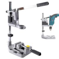 Präziser Bohrständer mit Verstellbarer Höhe und Flachbackenzange für Präzises Bohren, ideal für Standbohrmaschinen und Ständerbohrmaschinen