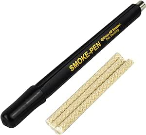 Rauchstift mit drei Nachfüllungen für DIY-Projekte und Heimwerkerarbeiten, ergonomischer Stift für präzise Zeichnungen und Malerei