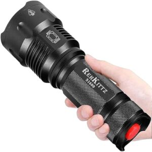Taschenlampe mit extrem hoher Helligkeit von 3300 Lumen, ideal für Camping und Outdoor-Aktivitäten