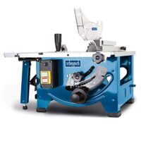 Scheppach Tischkreissäge HS80, 1200 Watt stark, Sägeblatt Ø 210 mm, maximale Schnitthöhe 48 mm, Arbeitsvermögen für Heimwerker und Hobbyisten