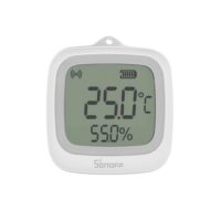 Wasserdichter Temperatur- und Feuchtigkeitssensor von Sonoff für Gewächshaus oder Badezimmer mit APP-basierte Überwachung und Diagrammen