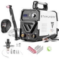 Plasmaschneidgerät mit 50 A, bis 14 mm Schneidleistung, für lackierte Bleche & Flugrost geeignet, mit HF-Zündung & Überhitzungsschutz