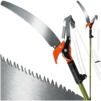 Astscheere Teleskop mit Seilzug und Säge für Baum- und Heckenpflege