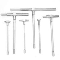 Teleskop Innen Mikrometer, 6 Teile/Satz, Einstellbare Innendurchmesser, Messwerkzeuge für Prüfung von Löchern und Schlitzen