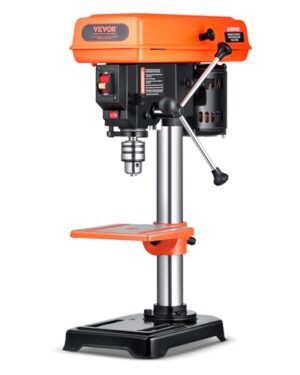 VEVOR 203mm Tischbohrmaschine mit Induktionsmotor und LED-Arbeitsleuchte für präzise Bohrarbeiten