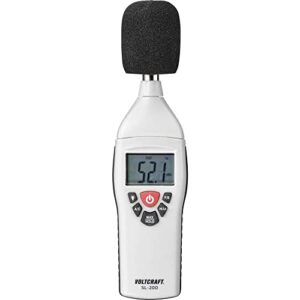 VOLTCRAFT Schallpegel-Messgerät SL-200 mit Messbereich von 30 bis 130 dB(A) und Genauigkeit von ±1,5 dB