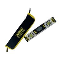 Digitale Magnet-Wasserwaage DW25 von WELDINGER mit V-Nut, LCD-Display und präziser Messung bis zu 90 Grad