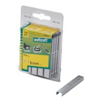 Breitrückenklammern für Stoffe, Textilien und dünneste Holzleisten, 4000 Stück, 6mm, ideal zum Befestigen von Materialien.