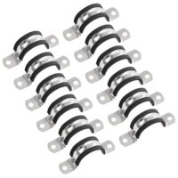 YIEMI Rohrschellen, 22 mm Durchmesser, 304 Edelstahl-Rohrschelle für Rohr, Leitung oder Drahtseil - 12 Stück