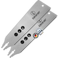 Ryoba Feinsägeblätter für ZENVENTURE Japansägen, Ersatzsägeblätter in 2er Set, 240mm lang, für Massivholz und Kunststoff geeignet, präzise Schnitte mit wenig Kraftaufwand