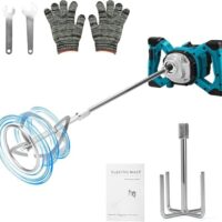 Farbmörtelrührer mit Brushless-Power-Motor, sechs Geschwindigkeitsstufen und universeller Hochleistungstechnologie für das Mischen von Gips, Mörtel, Farbe und anderen Materialien