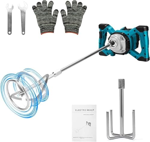 Farbmörtelrührer mit Brushless-Power-Motor, sechs Geschwindigkeitsstufen und universeller Hochleistungstechnologie für das Mischen von Gips, Mörtel, Farbe und anderen Materialien