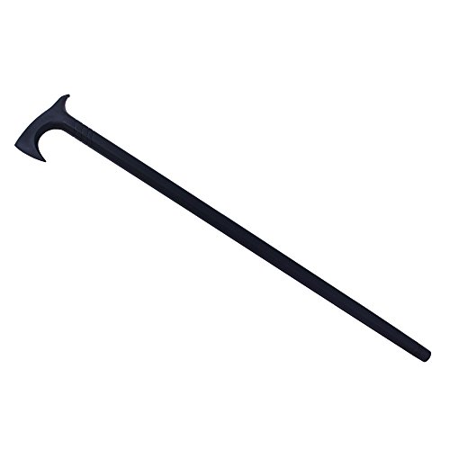 Cold Steel 91PCAXZ Canne tête de hache, robustes Gehstock aus schlagfestem Polypropylen für Outdoor-Aktivitäten, multifunktionales Design mit Haken und Pickel