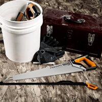 Leistungsstarke Handsäge für Holz, Laminat und PVC mit 55 cm langem Sägeblatt und 7 TPI. Ideal für effektive Bearbeitung von Holz, Laminat und PVC.