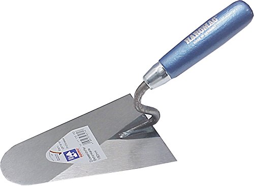 Hochwertige Maurerkelle aus gehärtetem Stahl mit 180 mm Länge, geeignet für Profis und Amateure in der Maurerei