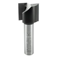 Ein hochwertiger Nutfräser mit Hartmetallschneiden zum Nuten, Falzen und Langlochfräsen von Holzplatten.