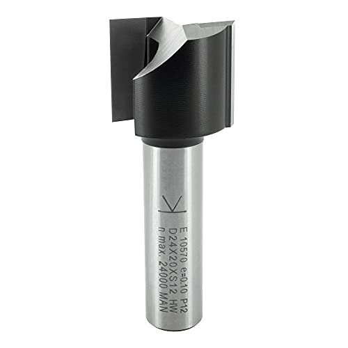 Ein hochwertiger Nutfräser mit Hartmetallschneiden zum Nuten, Falzen und Langlochfräsen von Holzplatten.