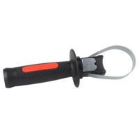Versteller Bohrmaschinengriff, zusätzlicher Frontgriff für elektrische Bohrhammer, rotierende Werkzeuge, rutschfest, 60–65 mm Reichweite, 172 g