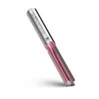 Professioneller Nutfräser mit 3 Klingenspitzen für Holzbearbeitungen, Hartmetall, hohe Präzision und Verschleißbeständigkeit.