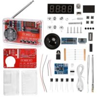 DIY-Elektronik-Kits-Löten-Digitalradio, Elektronik-Bausatz-Radio-mit-Digitalanzeige-und-Lademodul-für-Lötübungen-Lehr-und-Schulelektronik-Ausbildung